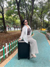 愛(ài)可樂(lè )（Echolac）【2025夏季限定】王朝二代新品行李箱旅行箱PC142U經(jīng)典黑24英寸 曬單實(shí)拍圖