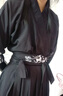 稻橙漢服男成人原創(chuàng)武俠書(shū)生古裝女馬面裙學(xué)生班服交領(lǐng)齊腰襦裙表演服 黑鹿/上衣+裙子 XL 曬單實(shí)拍圖