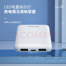 紐曼（Newmine）迷你充電寶5000毫安時(shí)超薄輕巧便攜移動(dòng)電源雙USB輸出入適用蘋(píng)果安卓手機 3C認證可上飛機高鐵 白 曬單實(shí)拍圖