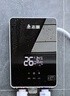 志高（CHIGO）即熱式電熱水器超薄小廚寶5500W變頻恒溫智能省電出租房家用洗澡免儲(chǔ)水電熱水龍頭黑色 KBR-F60 曬單實(shí)拍圖