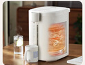 美的（Midea）電熱水瓶燒水壺保溫一體機(jī) 玻璃內(nèi)膽無(wú)異味 智能恒溫 精準(zhǔn)調(diào)溫控溫 沖奶神器 5L大容量50E-10G 曬單實(shí)拍圖