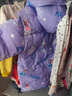 G.DUCKKIDS女童羽絨服中長(cháng)款童裝冬季新款小童寶寶公主亮面免洗輕薄保暖外套 紫色愛(ài)莎 110 (建議身高110cm左右) 曬單實(shí)拍圖
