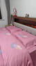 雅鹿100%全棉床裙款四件套加厚秋冬純棉磨毛床單被罩2025新款床上用品 風(fēng)中倩影-豆沙【40支全棉 親膚裸睡】 2.0*2.2 床裙款 四件套-被套200*230 曬單實(shí)拍圖