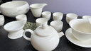 茶沿功夫茶具整套高檔德化羊脂玉白瓷泡茶壺茶杯茶器高檔送禮 曬單實(shí)拍圖