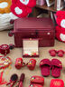 璐思迪結婚行李箱女寬拉桿旅行箱酒紅色陪嫁箱婚禮新娘嫁妝20英寸喜箱 酒紅色  結婚首選【喜結良緣】 20英寸 登機箱【19側開(kāi)蓋-寬拉桿】 曬單實(shí)拍圖