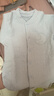 婧麒（JOYNCLEON）嬰兒衣服秋冬連體衣純棉新生兒季男女寶寶夾棉保暖對開(kāi)哈衣服爬服 中開(kāi)星月霧藍 80cm 9-18個(gè)月，體重8.5-10kg 曬單實(shí)拍圖