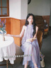 小鎮姍姍花蕊美人 手工花朵掛脖連衣裙女夏季海邊度假風(fēng)紫色長(cháng)裙 風(fēng)信紫 S 曬單實(shí)拍圖