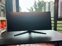 華碩  34英寸準4K 240Hz超頻250Hz高刷曲面帶魚(yú)屏電競顯示器 0.5msGTG HDR400  HDMI2.1 VG34WQML5A 戰影34 1500R曲率 升降支架 曬單實(shí)拍圖
