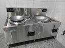 雷霍（LEIHUO） 商用電磁爐大功率三相電380V電炒鍋電磁灶大鍋灶電炒爐食堂飯店電灶爐一小一大組合爐 15KW+20KW(50+80cm組合鍋） 曬單實(shí)拍圖