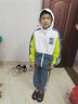 G.DUCKKIDS童裝男童秋裝套裝兒童服裝春秋季運動(dòng)套裝中大童風(fēng)衣外套男孩衣服 綠色兩件套gqeaeaa 140 尺碼9~10歲【130-140cm】 曬單實(shí)拍圖