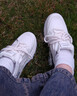 阿甘鞋女2025爆款軟底輕便春秋學(xué)生韓版休閑運動(dòng)鞋女潮時(shí)尚舒適 米灰 37 曬單實(shí)拍圖