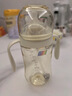 bebebus鉆光奶瓶10個(gè)月以上300ml寶寶ppsu偏心仿母乳防脹氣重力球奶瓶 曬單實(shí)拍圖