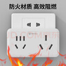 國(guó)際電工16A空調(diào)插座轉(zhuǎn)換器16A轉(zhuǎn)10A轉(zhuǎn)換插頭熱水器一轉(zhuǎn)二4000W無線插線板 插腳16A轉(zhuǎn)10A五孔+16A三孔 一轉(zhuǎn)二【白色】 曬單實(shí)拍圖