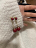 紀詩(shī)哲（GIEVSZHE）品牌珍珠耳墜女氣質(zhì)高級感耳釘耳飾品七夕情人節禮物送女友老婆 珍珠耳墜【精美禮盒】 曬單實(shí)拍圖