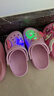 卡駱馳（CROCS）貝雅卡駱班兒童洞洞鞋沙灘鞋男女童包頭拖鞋/207018/207019 芭蕾粉/糖果粉-6TG 28 (165mm) 曬單實(shí)拍圖