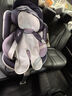 Prigel兒童安全座椅舒安pro嬰兒車(chē)載寶寶0-12歲汽車(chē)用新生嬰幼兒可坐躺 舒安pro+ 智能款 烏梅紫醬（通風(fēng)加熱） 曬單實(shí)拍圖