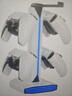 NVV耳機手柄支架二合一RGB燈效帶USB拓展適用PS5/XBOX/Switch游戲手柄收納支架頭戴耳機掛架MZ-8006 曬單實(shí)拍圖