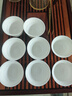 京東京造 茶具茶杯 功夫茶具整套羊脂玉杯子品茗杯簡(jiǎn)約辦公會(huì)客杯 6個(gè)裝 曬單實(shí)拍圖