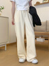 都市麗人闊腿褲女春秋款2026新款女士休閑褲寬松窄版香蕉褲高腰直筒運動(dòng)褲 曬單實(shí)拍圖