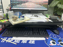 全品屋升降電腦桌升降工作臺電腦升降支架臺站立式升降辦公書桌 氣動無級升降-黑桌雙層80cm 曬單實拍圖
