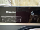 海信（Hisense）全自動(dòng)大筒徑滾筒洗衣機10公斤洗烘一體機超薄活水2.0智能投放 觸屏鋼琴師HD10IE2家電國家補貼20% 曬單實(shí)拍圖