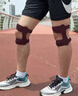 BSR5E-T髕骨帶護膝專(zhuān)業(yè)級夏天用薄款跑步男士專(zhuān)用羽毛球膝蓋專(zhuān)業(yè)運動(dòng) 咖色【5E-T空氣護膝】單只 均碼/可調節 曬單實(shí)拍圖