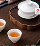 蘇氏陶瓷（SUSHI CERAMICS）三才蓋碗德化白瓷功夫茶具茶碗羊脂玉薄胎送兩茶杯F0032中秋節禮 曬單實(shí)拍圖