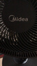 美的（Midea）臺式電風(fēng)扇七葉柔風(fēng)輕音臥室宿舍廣角遠(yuǎn)距交流定頻臺扇辦公室桌面節(jié)能省電搖頭小型電扇 FGAU30D 曬單實拍圖
