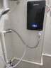 奧克斯（AUX）即熱式電熱水器家用小型變頻恒溫速熱過水熱衛(wèi)生間洗澡淋浴免儲水DSK-70B16/DSK-85K802 6100W 黑色變頻恒溫+送空開+安裝大禮包 上門安裝 曬單實拍圖