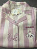果殼（Gukoo）睡衣女春秋款I(lǐng)P聯(lián)名卡通系列瑪麗貓冰絲家居服女套裝 櫻花粉 L  曬單實(shí)拍圖
