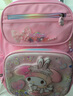 Hello Kitty庫(kù)洛米書(shū)包小學(xué)女生三二一年級(jí)女童護(hù)脊減負(fù)兒童美樂(lè)蒂651A粉 曬單實(shí)拍圖