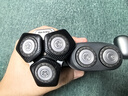 飛利浦（PHILIPS）電動(dòng)剃須刀鵝卵石便攜式刮胡刀 0.0微米凈剃黃金比例 冰川銀 生日禮物七夕情人節(jié)禮物送老公送男友 曬單實(shí)拍圖