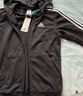 adidas休閑連帽拉鏈夾克外套男裝秋季阿迪達斯官方輕運動(dòng)GK9032   黑色/白   L 曬單實(shí)拍圖