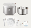 美的（Midea）電飯煲 0涂層電飯鍋4升 316L不銹鋼內(nèi)膽3-4人家用多功能無涂層微壓智能預(yù)約MB-RE476S 曬單實(shí)拍圖