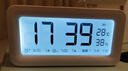 得力（deli）兒童節禮物充電電子鬧鐘背光家用學(xué)生兒童溫濕度計床頭鐘開(kāi)學(xué)升學(xué)必備白 LE103A開(kāi)學(xué)必備禮物 曬單實(shí)拍圖