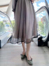 Lily Wei【瀾棲】復(fù)古時尚圓頭單鞋方跟舒適氣質(zhì)女鞋大碼 螢石綠【方跟】 36 曬單實(shí)拍圖