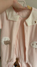 巴拉巴拉童裝新生兒連體衣寶寶衣服嬰兒哈衣爬服夾棉時(shí)尚男童女童嬰童衣服 夢(mèng)幻粉60344 80cm 曬單實(shí)拍圖