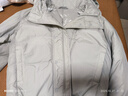 優(yōu)衣庫合作款/女裝男裝PUFFTECH空氣棉服連帽外套/秋冬新款480064 02 淺灰色 S 曬單實(shí)拍圖