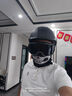 C-RIDING摩托車(chē)頭盔男女美式巡航機車(chē)瓢盔夏季翹尾半盔復古個(gè)性騎行安全帽 黑色搭配復古風(fēng)鏡可戴近視鏡使用 XL(60-61頭圍) 曬單實(shí)拍圖