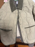 坦博爾羽絨服女短款翻領(lǐng)韓版寬松女士燈芯絨外套TD236266 奶茶棕 160  曬單實(shí)拍圖