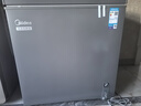 美的（Midea）【新款全新升級(jí)】冰柜家用商用冷柜冷藏冷凍保鮮柜小型冰柜節(jié)能省電冰箱臥式冰柜 一級(jí)能效 200L 灰色 200KMF(E) 曬單實(shí)拍圖