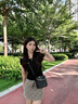 CinvaiKrose輕奢單肩包包女包2025新款斜挎包女士小手提水桶包生日禮物送女友 黑色【生日禮物可代寫(xiě)心意賀卡】 曬單實(shí)拍圖