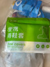 七海秋一次性雨鞋套防水防滑雨靴腳套加厚塑料男女通用鞋套長(zhǎng)筒灰6只裝 曬單實(shí)拍圖