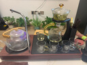 正揚(yáng)玻璃功夫茶具套裝辦公高檔整套抽水茶盤燒水一體茶臺(tái)電陶爐煮茶器 戈(一體抽水胡)900+自動(dòng)(樓閣)六色把 曬單實(shí)拍圖