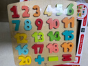 Hape(德國)兒童拼圖玩具四階數字啟蒙立體拼圖3歲+男女孩禮物 E1550 曬單實(shí)拍圖