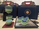 兮元記故宮文創(chuàng)功夫茶具套裝七夕教師節(jié)送老公男友爸爸生日同事退休禮物 朕的茶器9頭自動(dòng)茶具-青綠-禮盒 送老外同事離職紀(jì)念禮物 曬單實(shí)拍圖