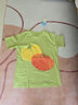 茵曼（INMAN）純棉趣味水果印花休閑T恤2025夏季女裝新款百搭寬松短袖上衣 草綠色 S 曬單實(shí)拍圖