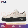 FILA 斐樂(lè )官方女鞋ROSETTA摩登板鞋春新款斑斕鞋運動(dòng)鞋休閑鞋 奶白/杏仁奶白-GA 37.5 曬單實(shí)拍圖