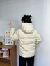 波司登（BOSIDENG）【七夕禮物】25新款羽絨服男女同款情侶90絨連帽短外套B250245550 暖絨米7C28【建議拍大一碼】 L 170/92A 體重約120-130斤 曬單實(shí)拍圖