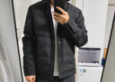 HLA海瀾之家羽絨服25新冬季山不在高系列翻領(lǐng)按扣外套男 黑色36 L 175/92A 推薦137~150斤 曬單實(shí)拍圖